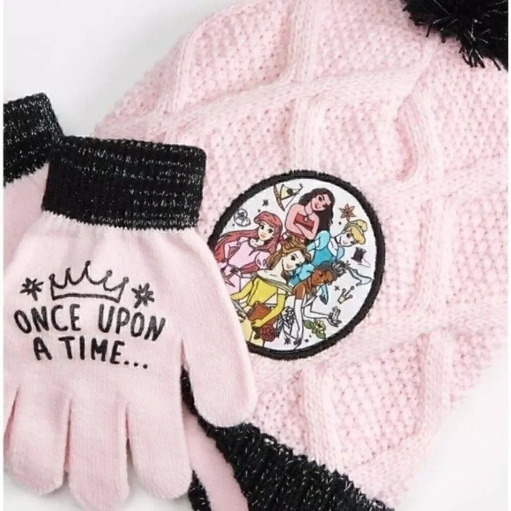 Set of 2 BERKSHIRE Little Girls Little Kid (4-6X) Princess Hat & Gloves Set